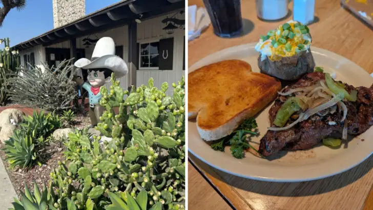 Steaks from this low-key California restaurant have earned a statewide reputation