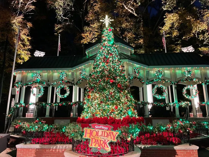 Holiday in the Park at Six Flags Over Georgia
