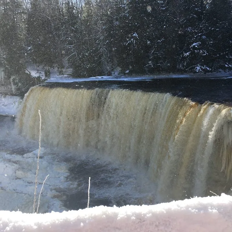 Majestic Winter Falls