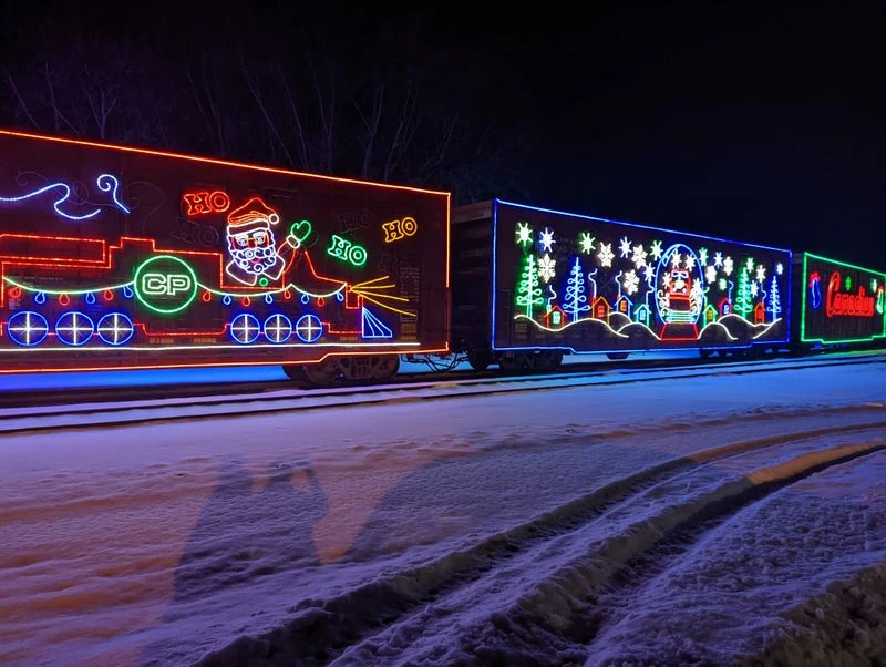 Holiday Train Rides Just Outside Town