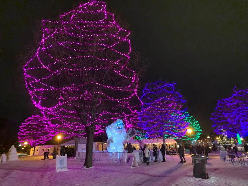 Holidazzle in Loring Park