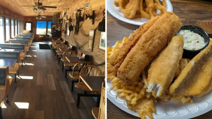 The fried walleye at this no-frills Ohio restaurant is what regulars come back for