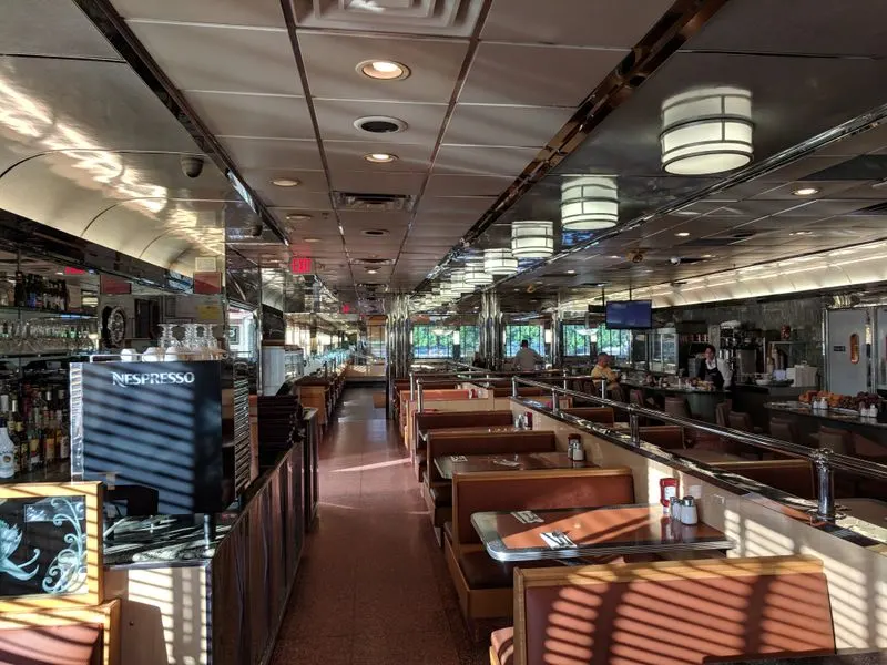 Chrome, clocks, and classic diner shine