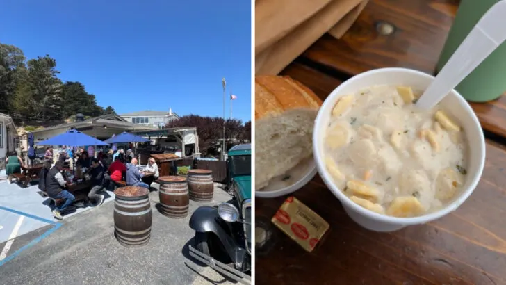 The old-fashioned California seafood shack known for keeping clam chowder traditional and hearty