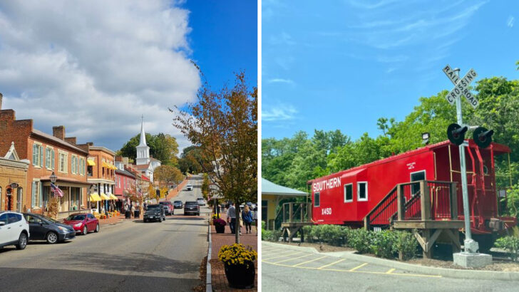 The oldest town in the Southern Appalachians with preserved main streets, early frontier history, and mountain views