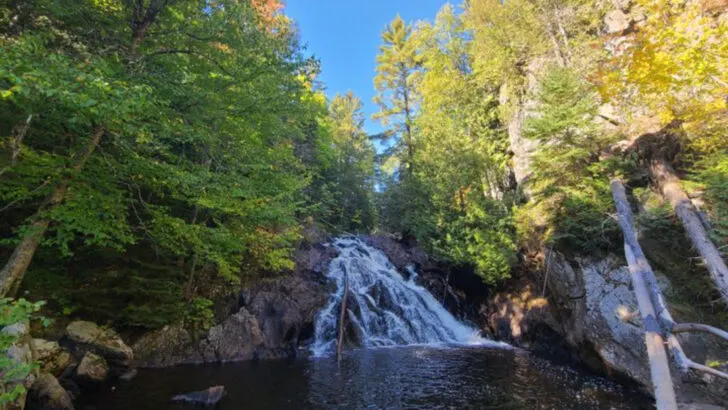 This 1.7-mile Michigan trail rewards an easy walk with a hidden waterfall