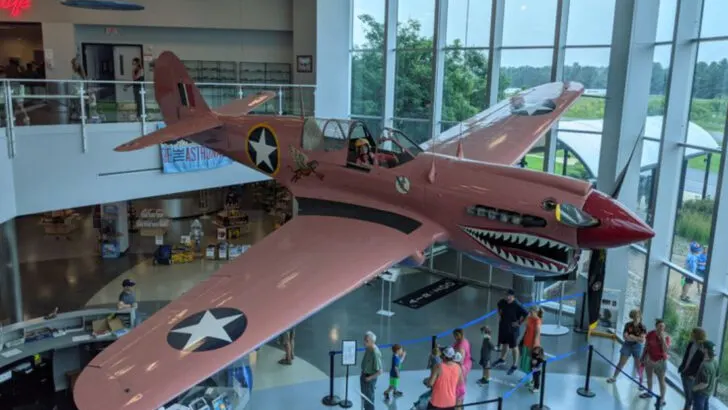 This 50,000-square-foot aviation museum in Michigan feels straight out of a fighter jet movie