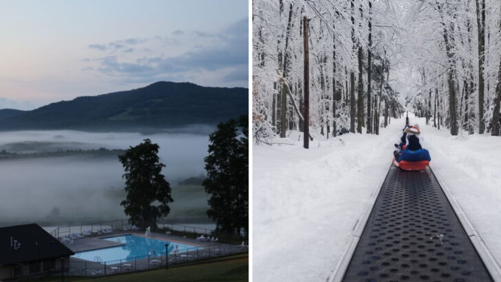 This West Virginia mountain town is where winter gets people outside anyway