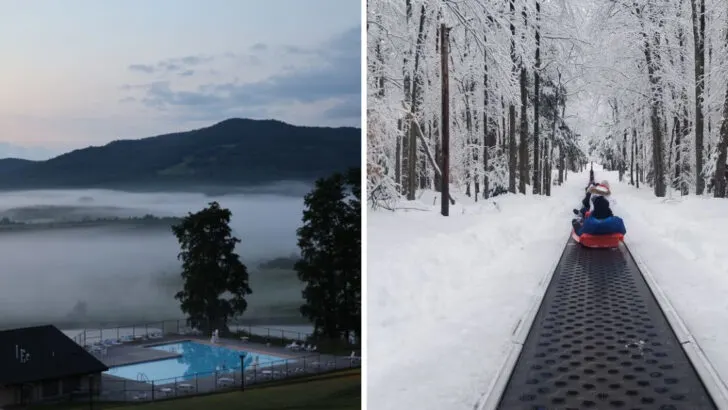 This West Virginia mountain town is where winter gets people outside anyway