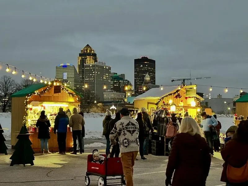 Hudson Christkindlmarkt on the Clocktower Green