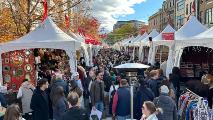Washington DC spots known for festive Christmas market shopping and seasonal events