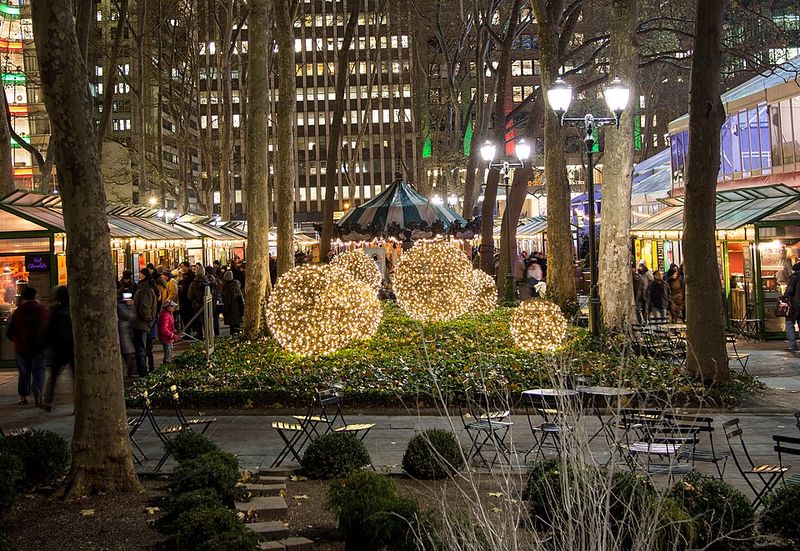 Experience the Bryant Park Winter Village