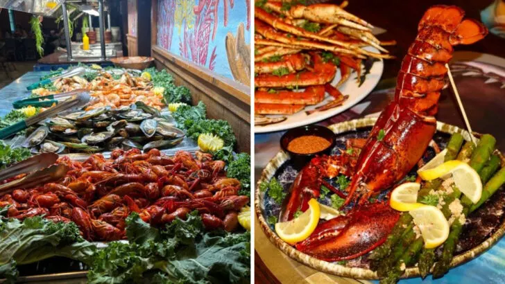 Where South Carolinians line up for a Lowcountry shrimp buffet they know will deliver