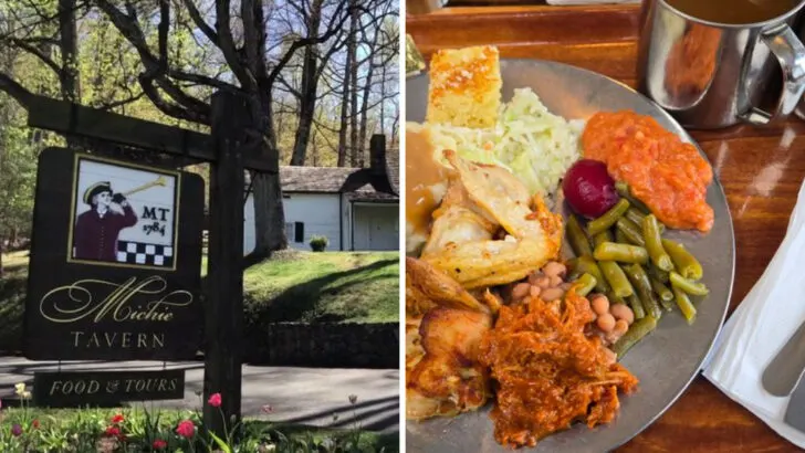 Where Virginians line up for a country-style ham buffet that reminds them of home cooking