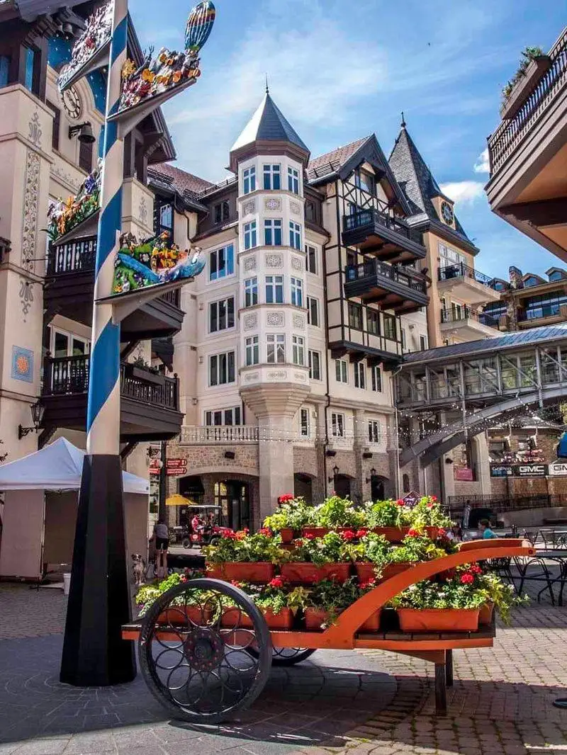 Stroll Vail Village: cobbles, cafes, and alpine charm