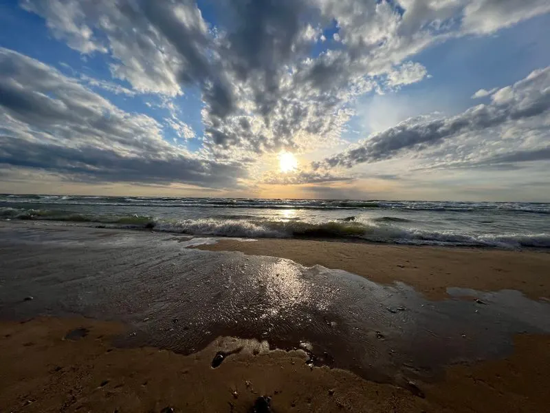 Scenic Lake Michigan Shoreline