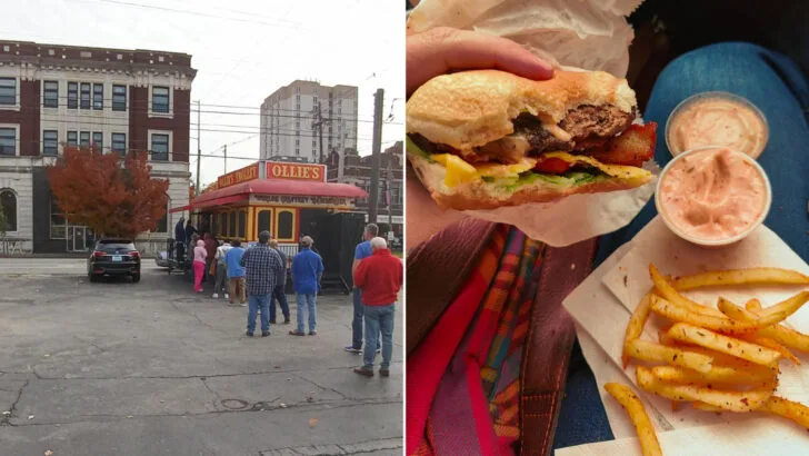 A Louisville fast food joint in an old trolley car that&rsquo;s the last of its kind, famous for one burger
