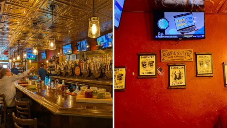 A Pennsylvania restaurant where Bonnie and Clyde history is part of the setting