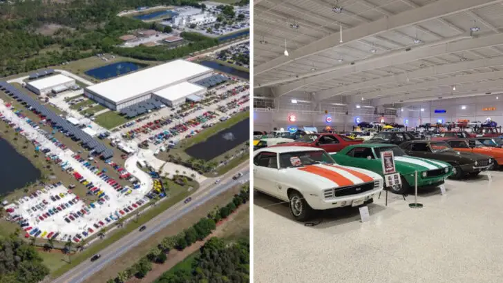 A massive Florida museum filled with over 400 classic American muscle cars