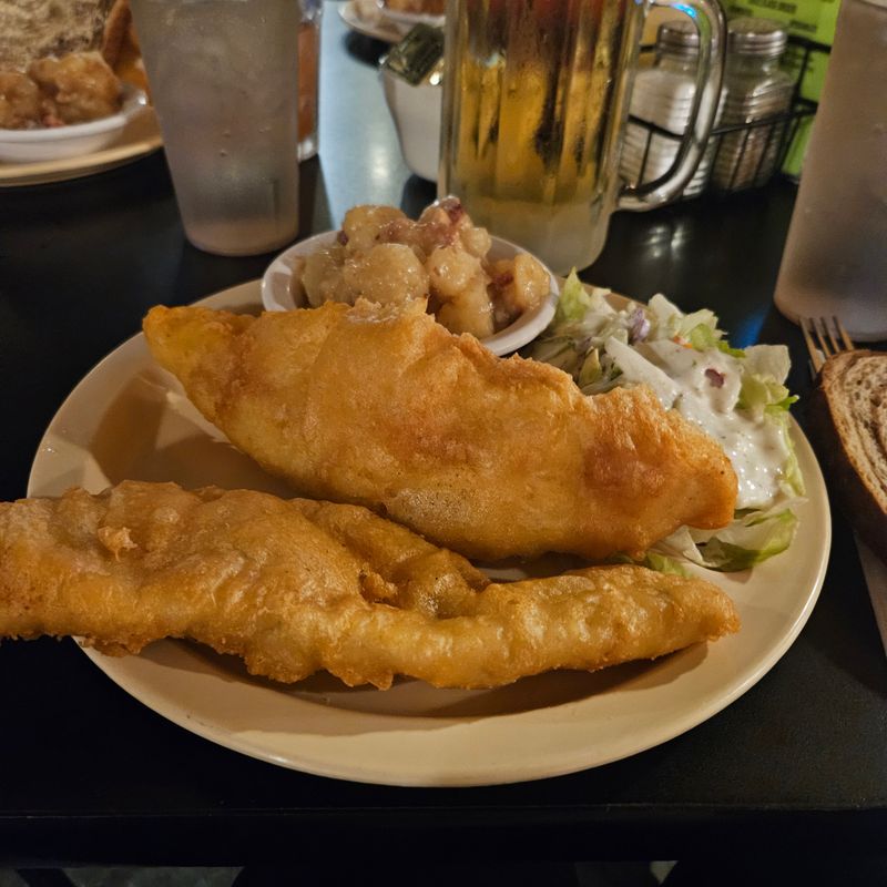 The famous Friday fish fry