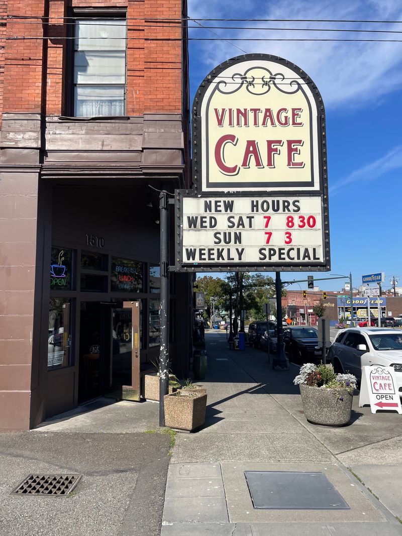 Vintage Cafe &ndash; Everett