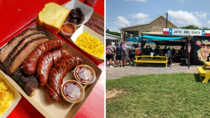 An old-fashioned BBQ joint in Texas known statewide for its brisket