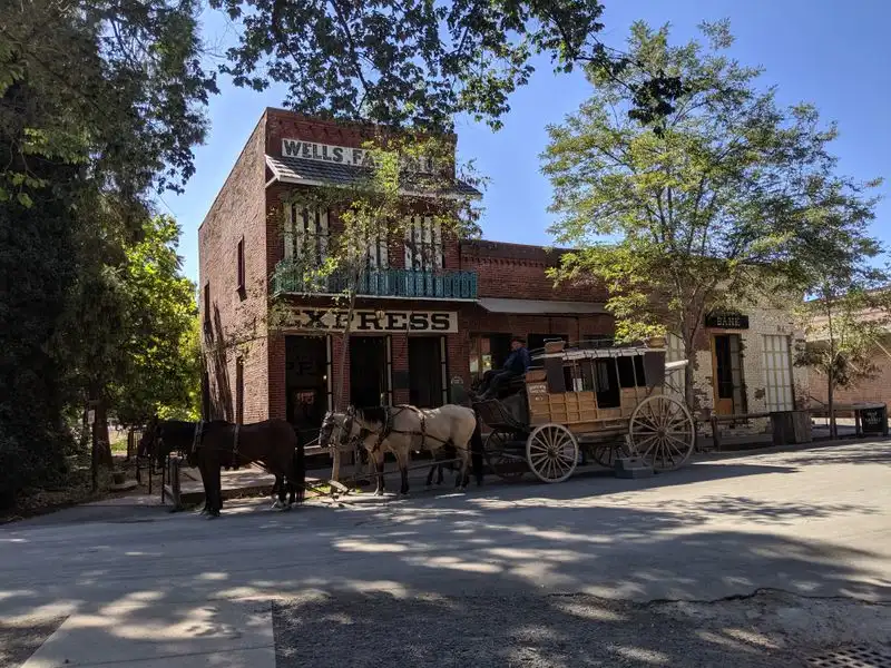 Stroll the wooden boardwalks on Main Street