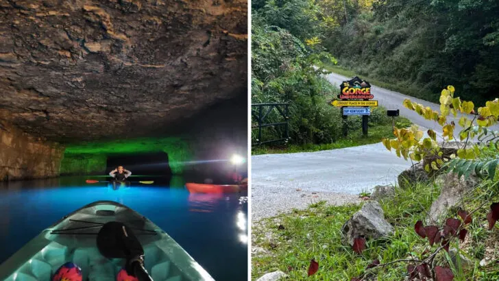 An underground kayak tour in Kentucky takes you through a 100-year-old flooded mine