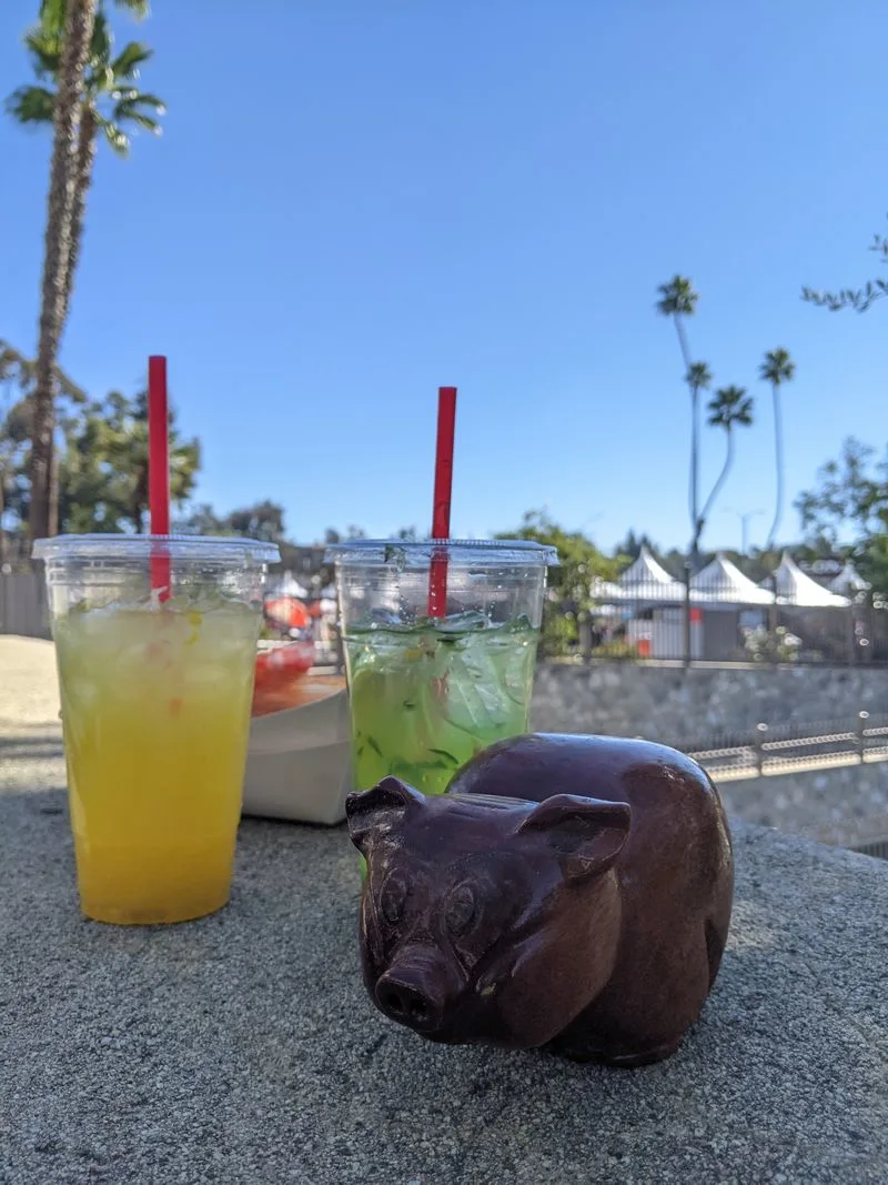 Food, drinks, and staying cool