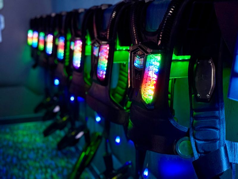 Laser Tag On Two Levels