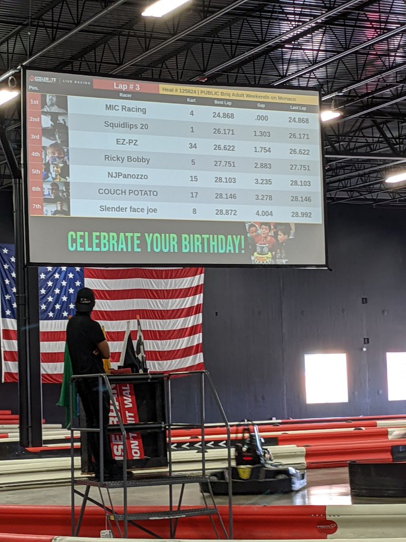 Trackside walking loop and behind-the-fence views