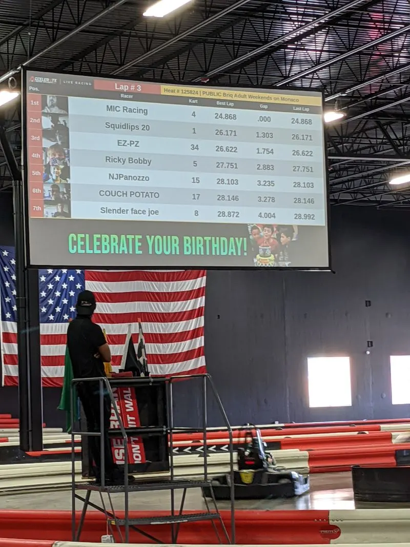 Trackside walking loop and behind-the-fence views