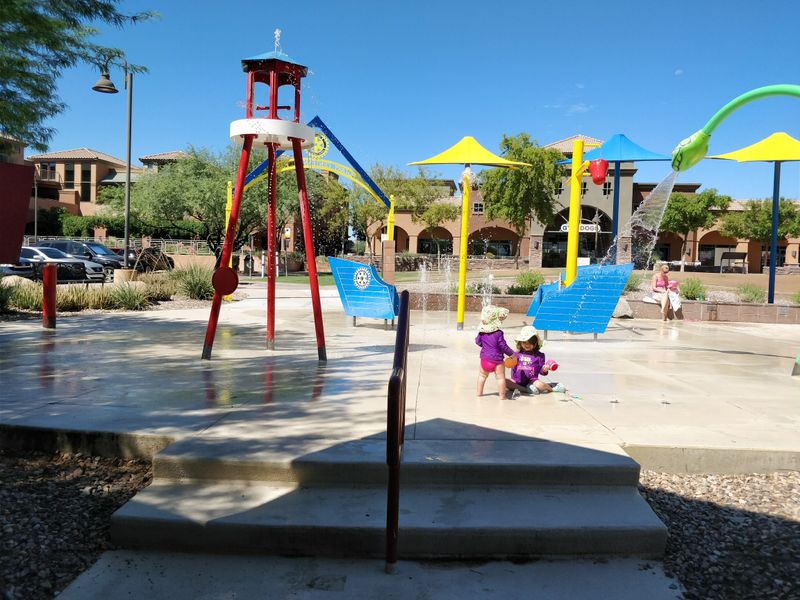 Family fun: splash pad and playground tips