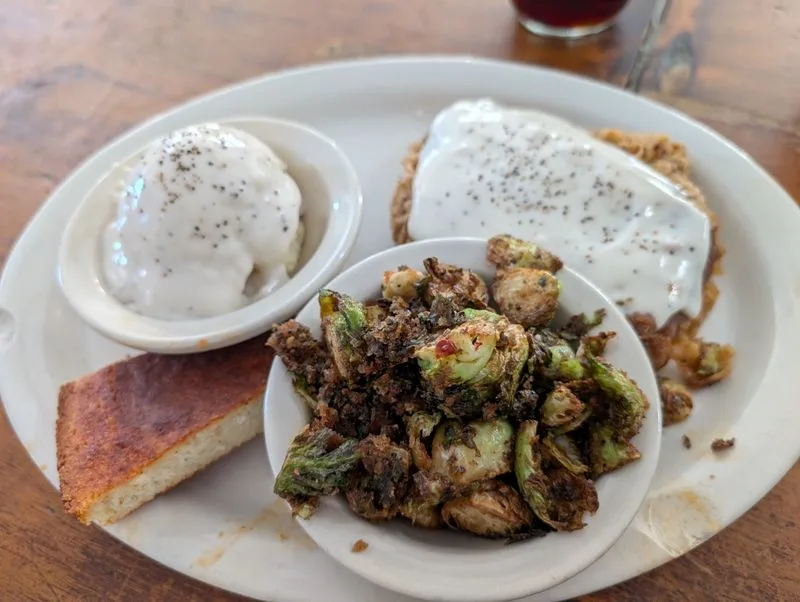 Country Fried Steak And Sides
