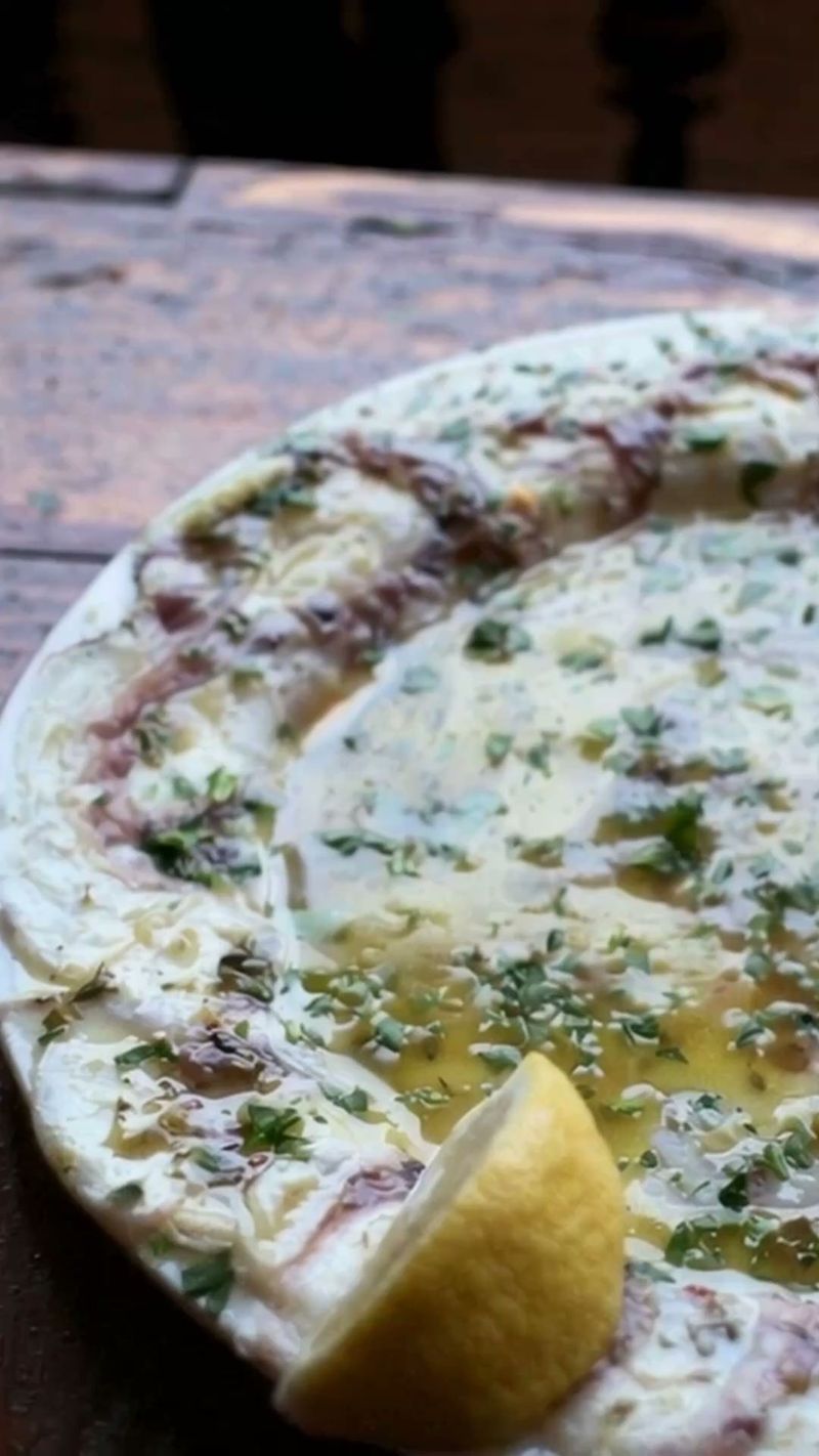 Grilled Baby Octopus and Polpo Carpaccio