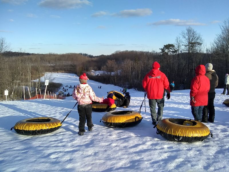 Winter Playground: Tubing Hill and Snow Fun