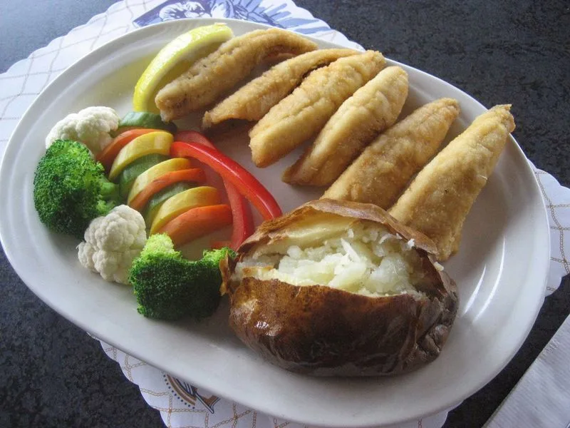 Lake Perch Fried Golden and Crisp