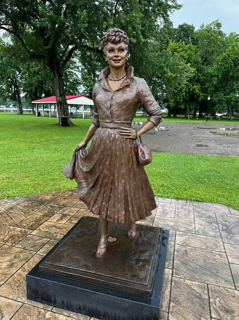 Lucille Ball statues and hometown tributes