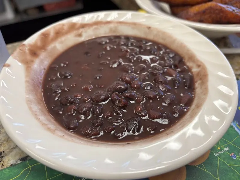 Spanish bean soup and classic starters
