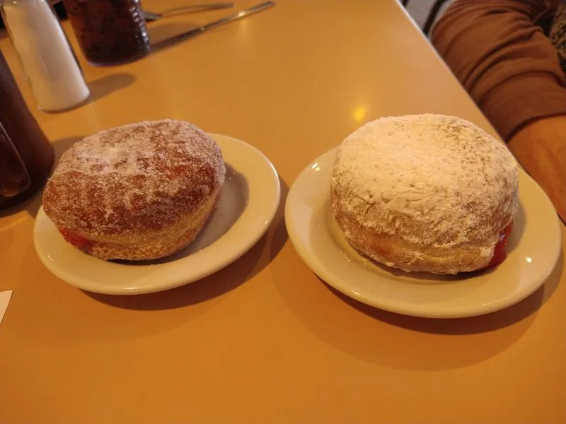 Bavarian Cream Filled Donut