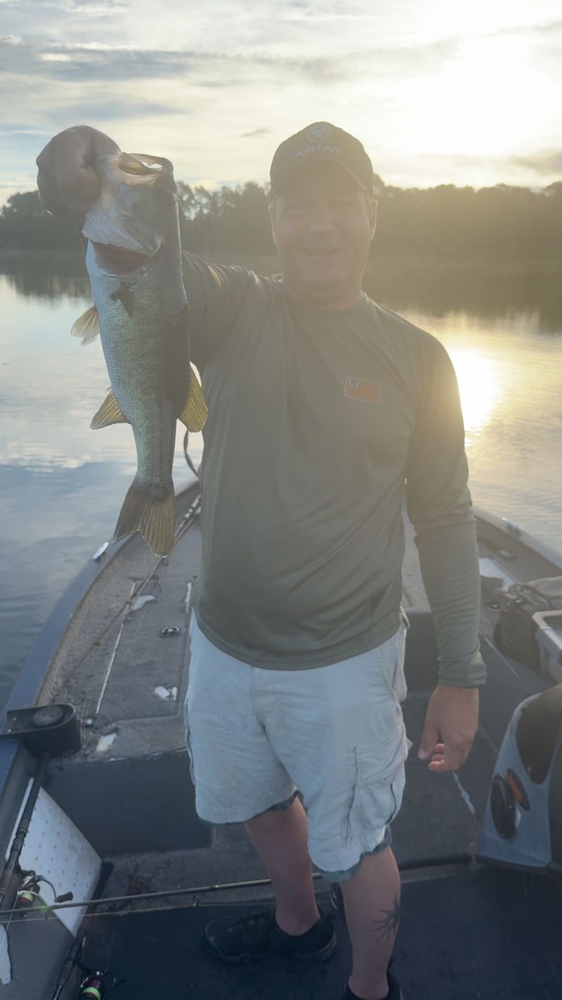 Bass Fishing on the Private Lake