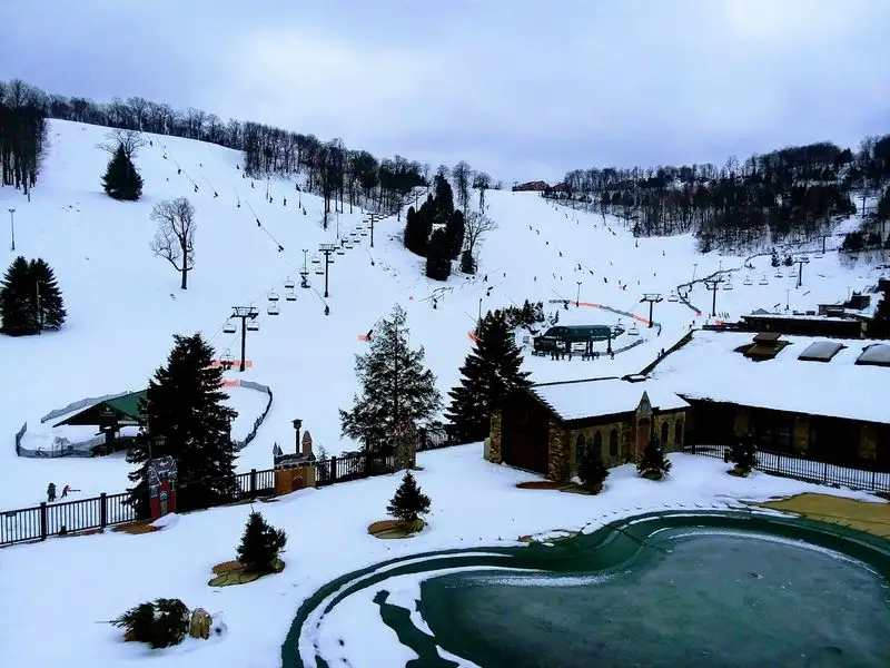 Scenic Overlooks Of Frosted Ridges