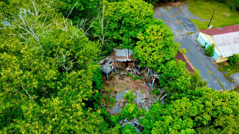 Shuttered Food Stands