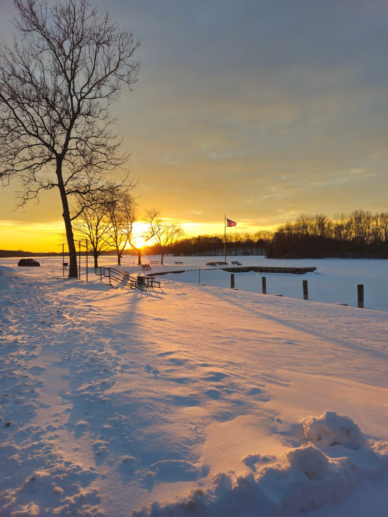 Winter Cross Country Skiing and Sledding Hill