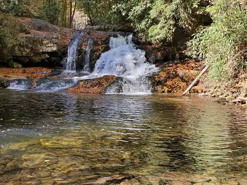 Hemlock Falls Trail just across the road