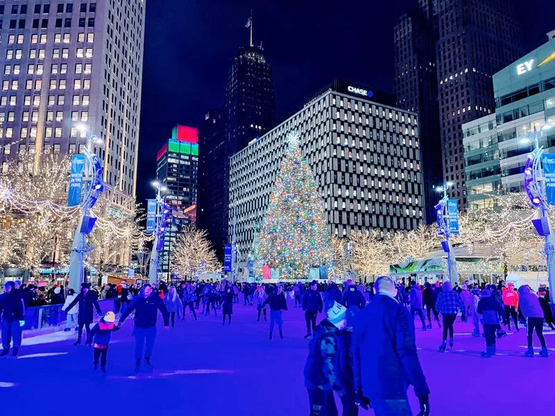 Campus Martius Park Ice Rink (Detroit, MI)