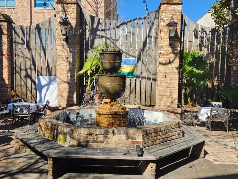 Courtyard Fountains And Open Air