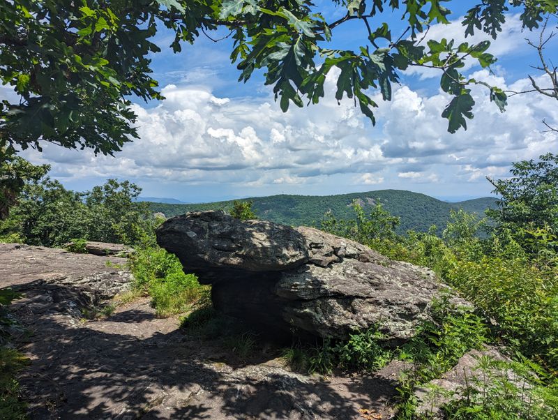 Scenic pullouts between Tesnatee Gap and Wolfpen Gap