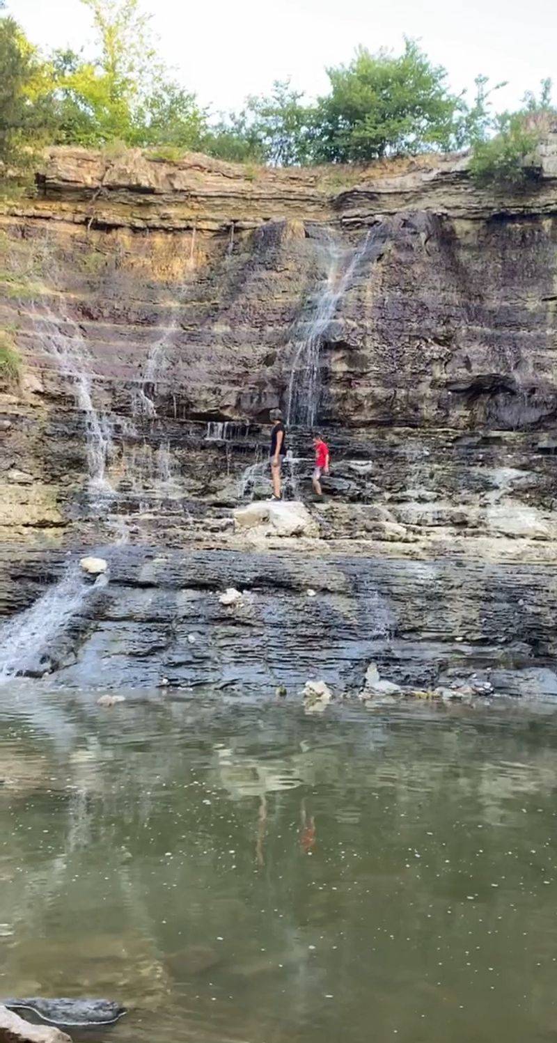 Geary Lake Falls &mdash; Milford, Kansas