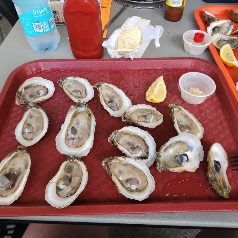 Oysters three ways: raw, baked, and steamed